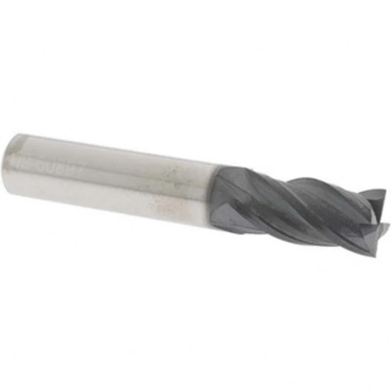 OSG 1/2, 1 LOC, 1/2 Shank Diam, 3 OAL, 4 Flute, Solid Carbide Square End Mill Single End, TiAlN Finish, Straight Flut...